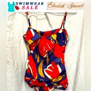 ELIZABETH STEWART california usa retro/vintage onepiece bathing suit sizeM? used